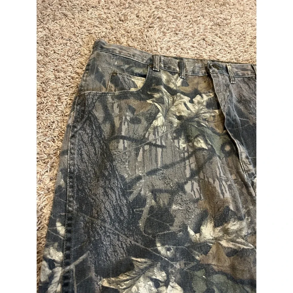 Wrangler Authentics Mens‎ Camo Double Knee Pants Camouflage Hunting Jeans 40x30